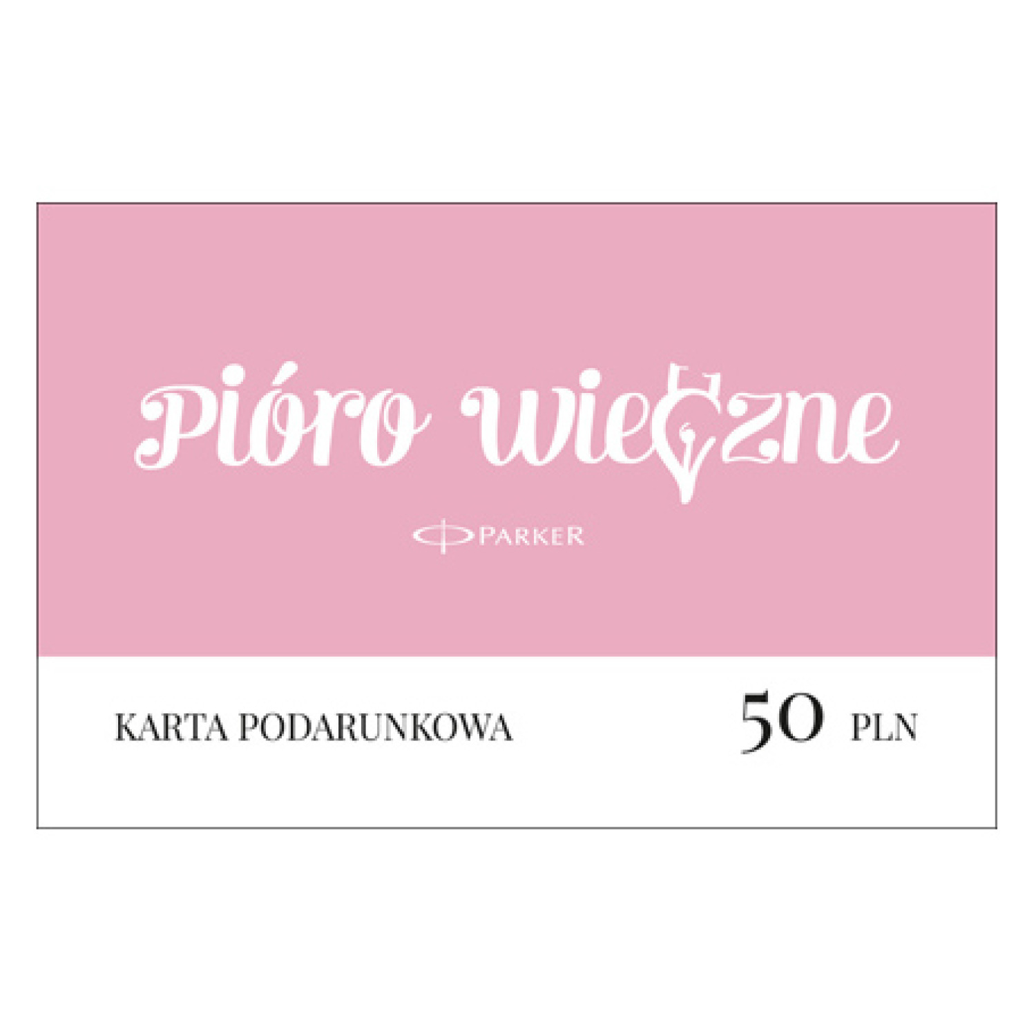 Gift card of the 50 pln value