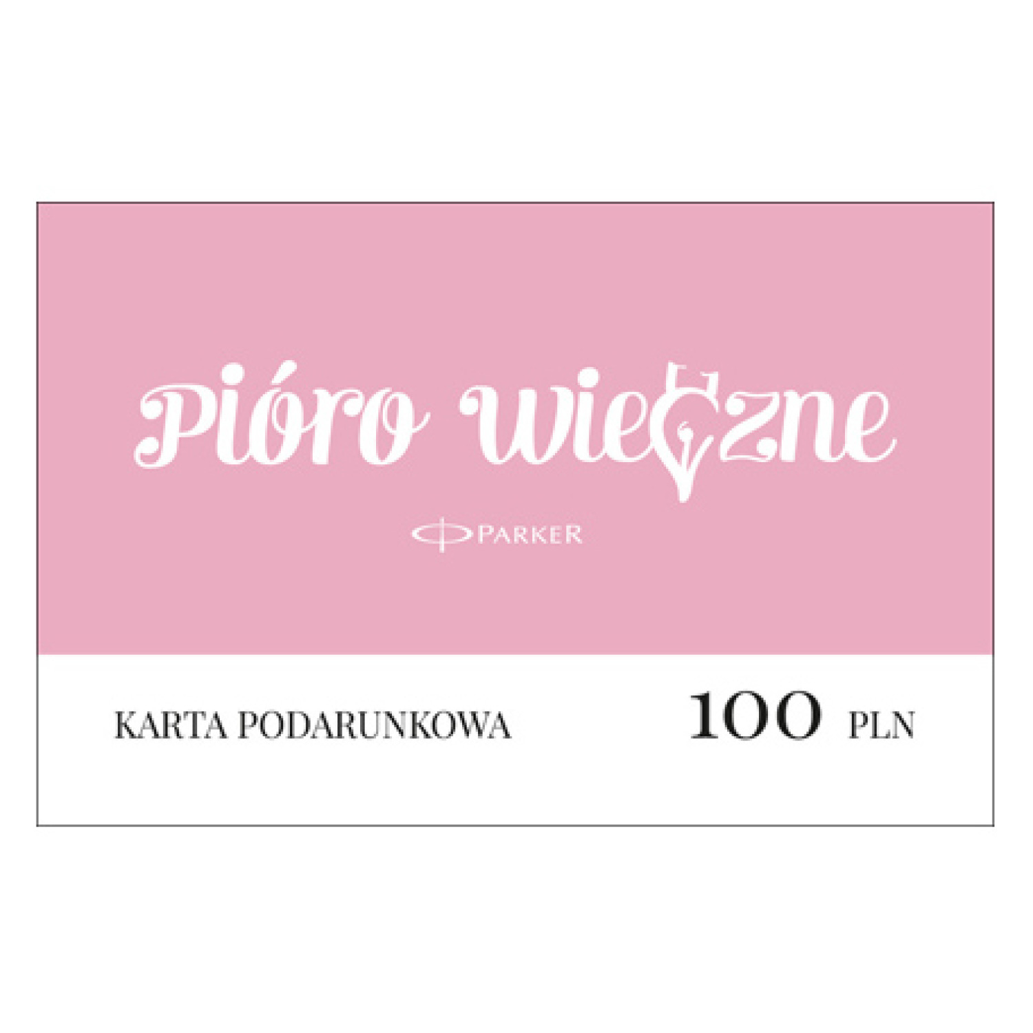 Gift card of the 100 pln value