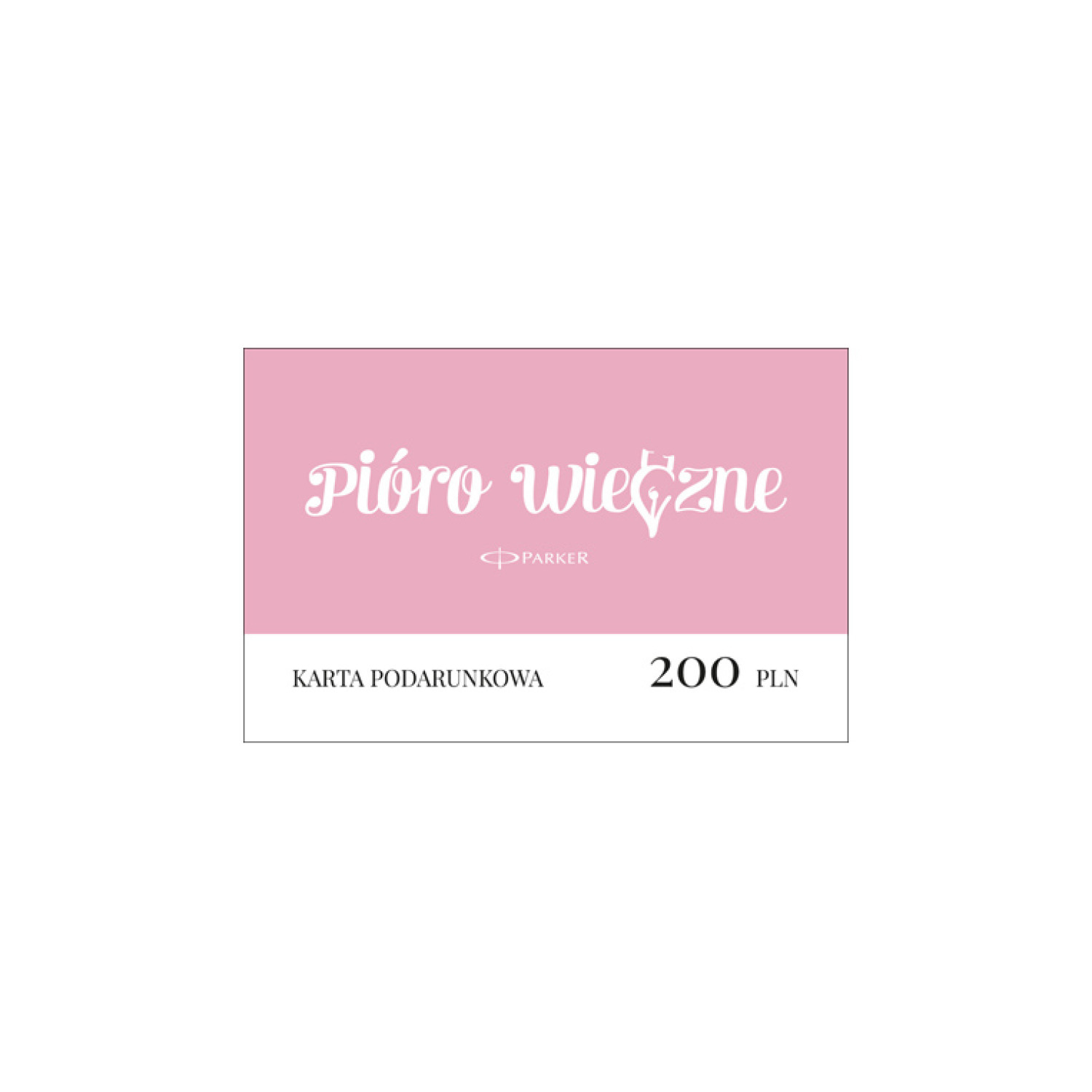 Gift card of the 200 pln value