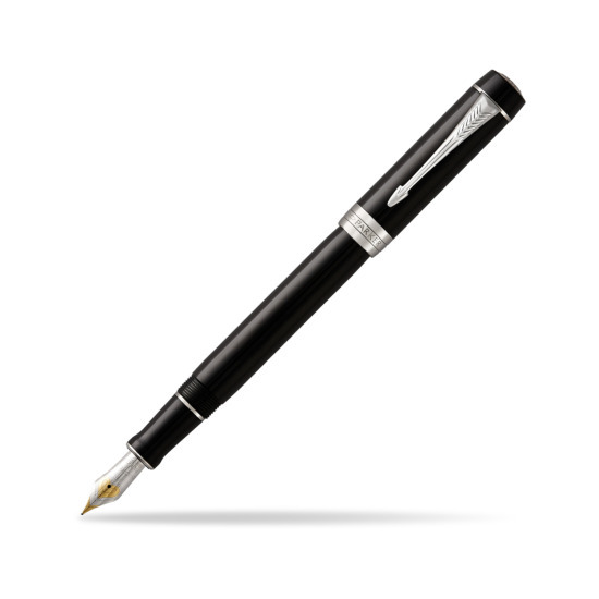 Parker Duofold Classic Black Centennial CT Fountain Pen