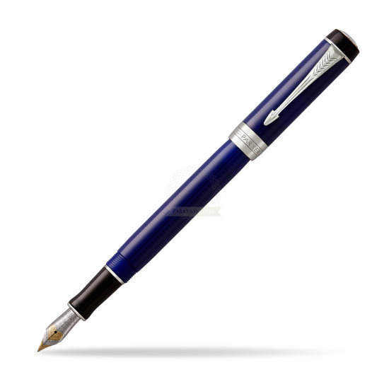 Parker Duofold Classic Blue & Black International CT Fountain Pen