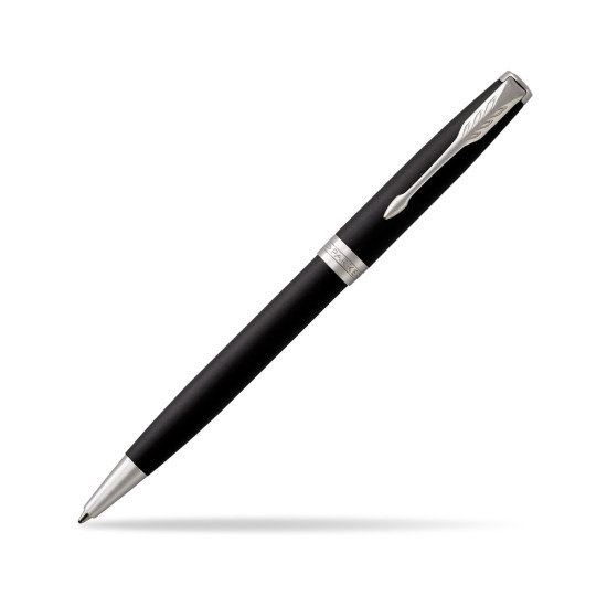 Parker Sonnet Matte Black Lacquer CT Stylo-bille