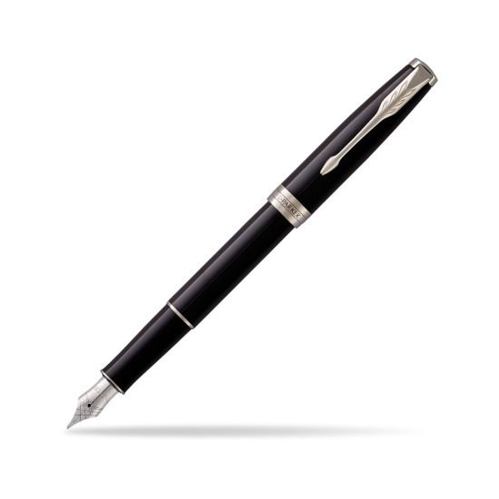 Parker Sonnet Black Lacquer CT Fountain Pen