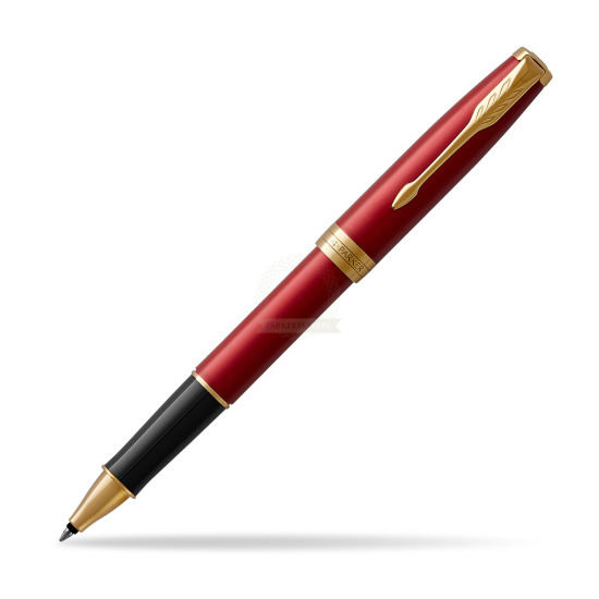 Parker Sonnet Intense Red Lacquer GT Rollerball Pen