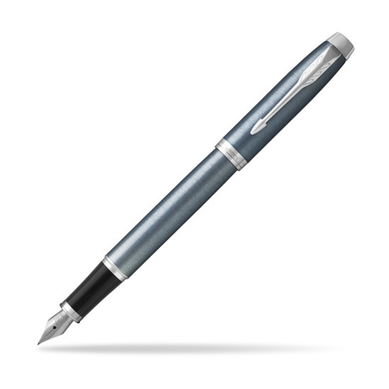 Parker IM Light Blue Grey CT Fountain Pen