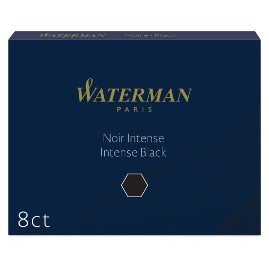 Waterman Cartucce Nero Inchiostro 8 pcs. black