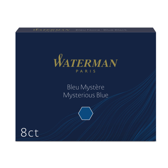 Waterman Cartucce Nero Inchiostro 8 pcs. blue-black