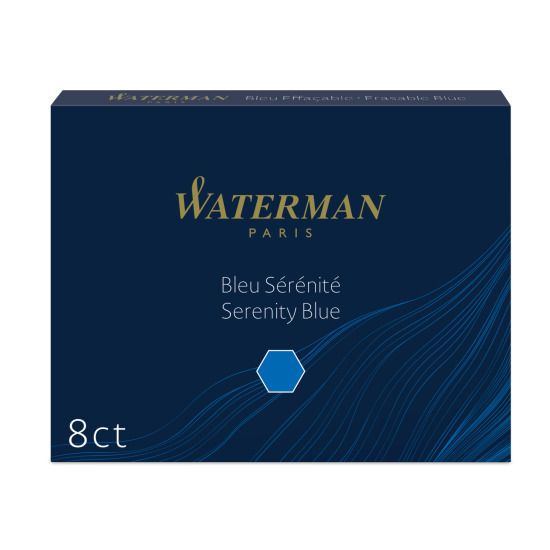 Waterman Cartucce Nero Inchiostro 8 pcs.blue