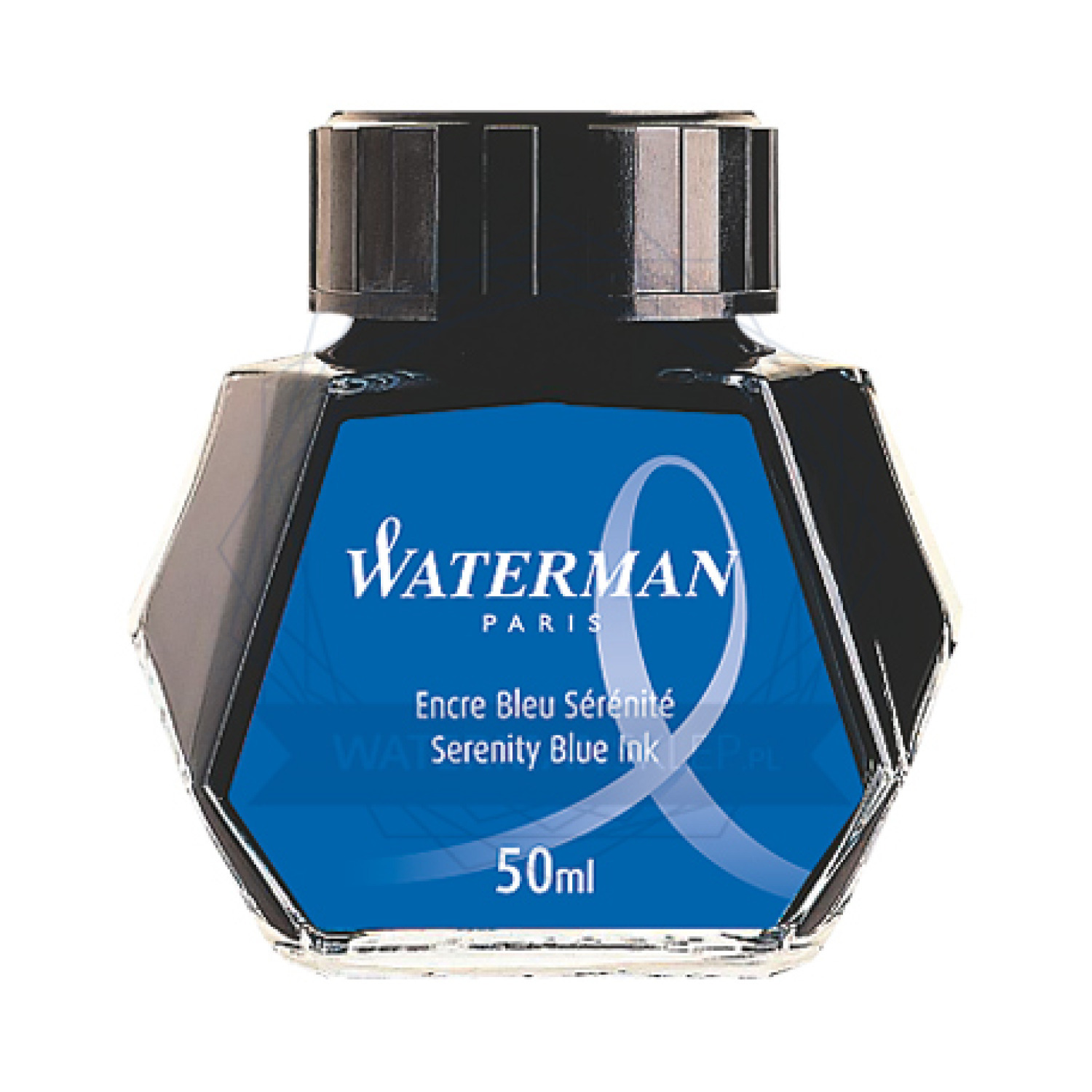 Waterman Inchiostro Nero a Flacone blue
