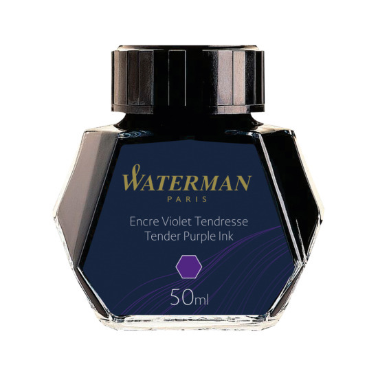 Waterman Inchiostro Nero a Flacone violet