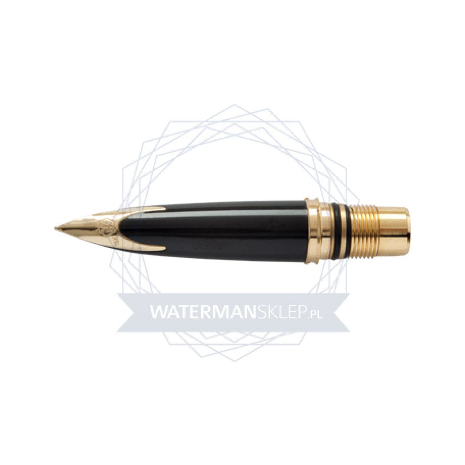 Parte anteriore Penna Stilografica Waterman Carene GT nib "B"