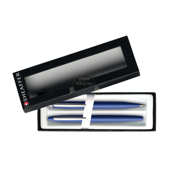 Sheaffer VFM Neon Azzurro chiaro CT Set - 9401 - Penna Stilografica and Penna a Sfera