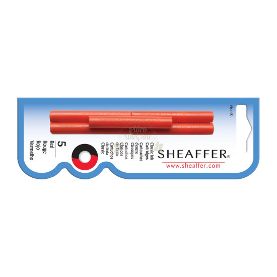 Sheaffer Classic cartucce d'inchiostro - Rosso