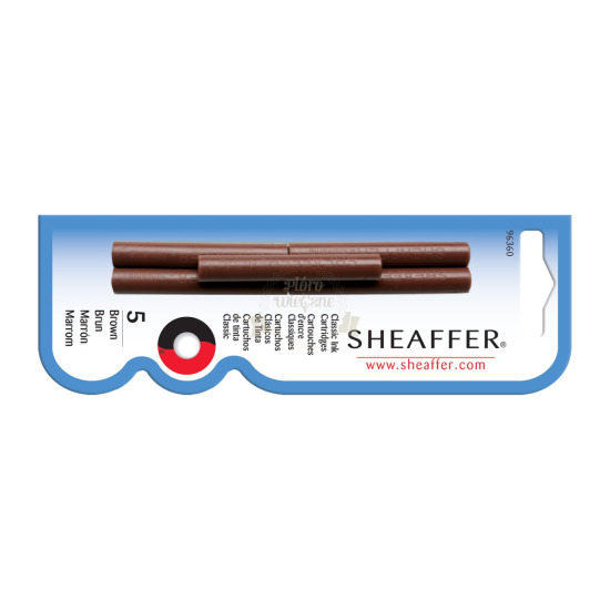 Sheaffer Classic cartucce d'inchiostro - Marrone