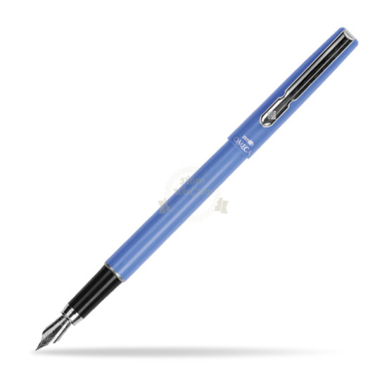 Zenith Omega Chrome Pastel Penna Stilografica - Blu