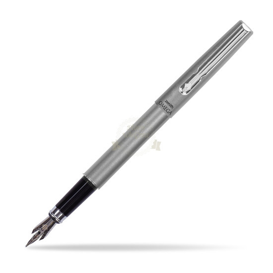 Zenith Omega Metallic Penna Stilografica - Argento