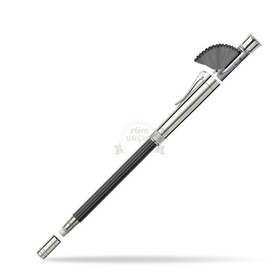Graf von Faber-Castell Perfect pencil, black, platinum