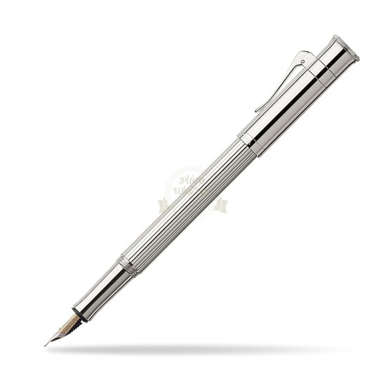 Graf von Faber-Castell Classic platinum Penna Stilografica, Pennino "M" 