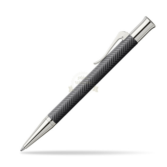Guilloche Graf von Faber-Castell Ciselé Anthracite Penna a Sfera