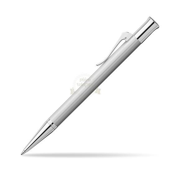 Graf von Faber-Castell Guilloche Rhodium Penna a Sfera