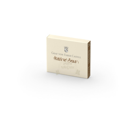 Graf von Faber-Castell Hazelnut Marrone cartucce d'inchiostro 6x