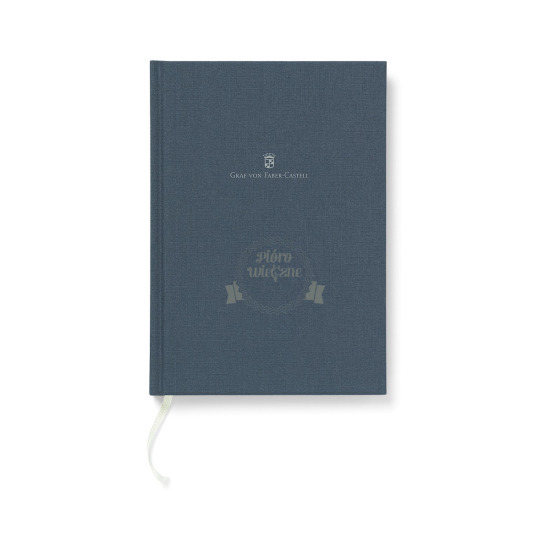 Graf von Faber-Castell Taccuino in A5 Blu linen cover