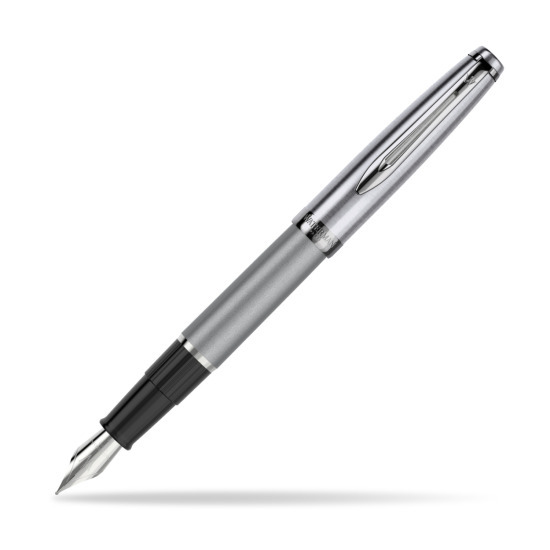 Waterman Fountain Pen Embleme DeLuxe Metallic Gray CT