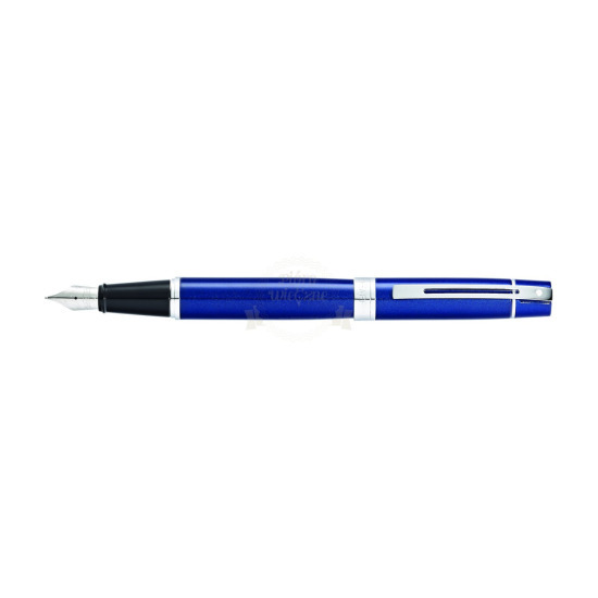 Sheaffer 300 Blu lacca CT Penna Stilografica