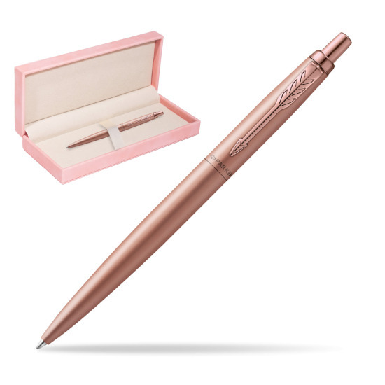 Parker Jotter XL Monochrome Pink Gold Pen - Special Edition in suede box pink