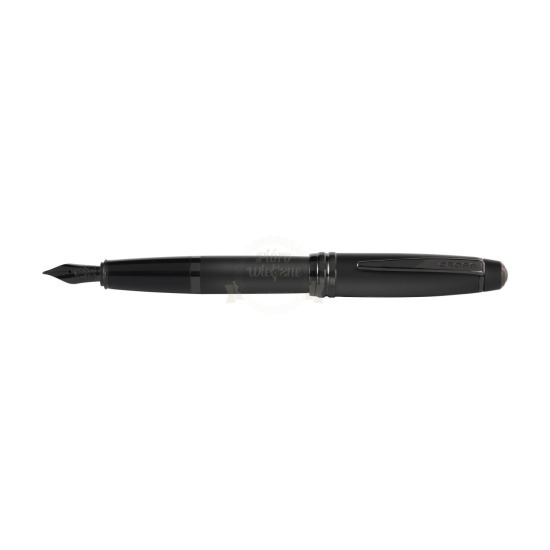 Cross Bailey Opaco Nero Lacquer Penna Stilografica