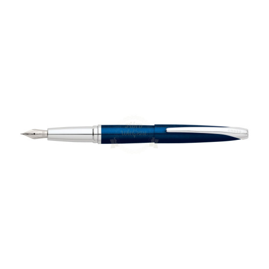 Cross ATX Translucent Blu Lacquer Penna Stilografica
