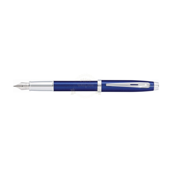 Sheaffer 100 Blu lacca CT Penna Stilografica