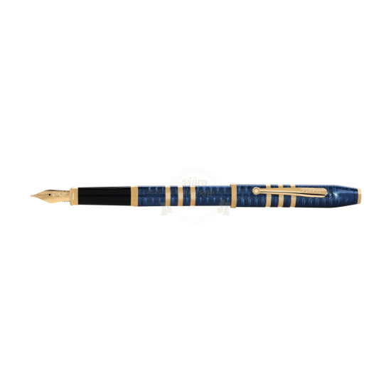 Cross Century II Translucent Blu Penna Stilografica - Special Edition 175th Anniversary Collection