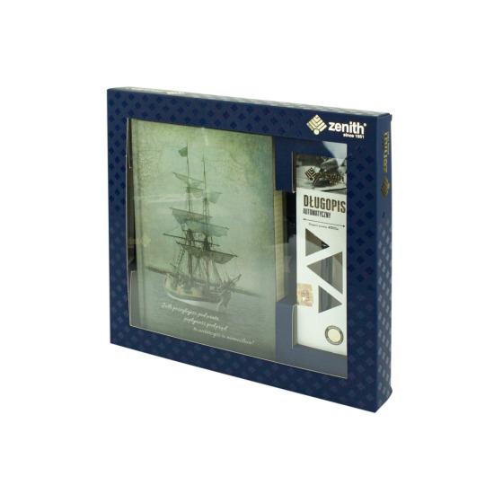 Gift set - Zenith 12 Color Ballpoint Pen + A5 notebook