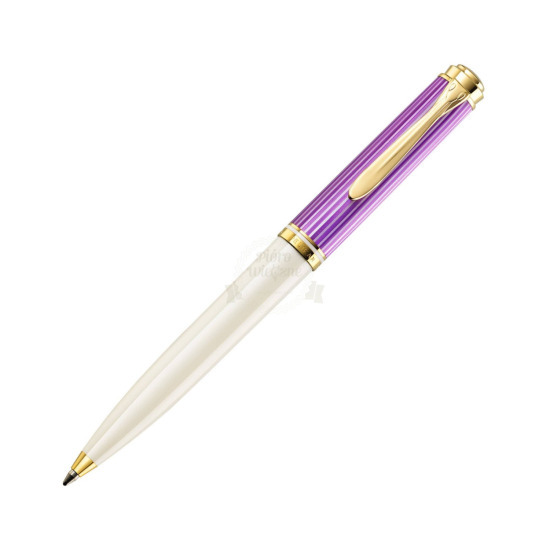 Pelikan K600 Souveran Violet Bianco Penna a Sfera
