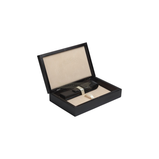 Single Wooden box ecru black