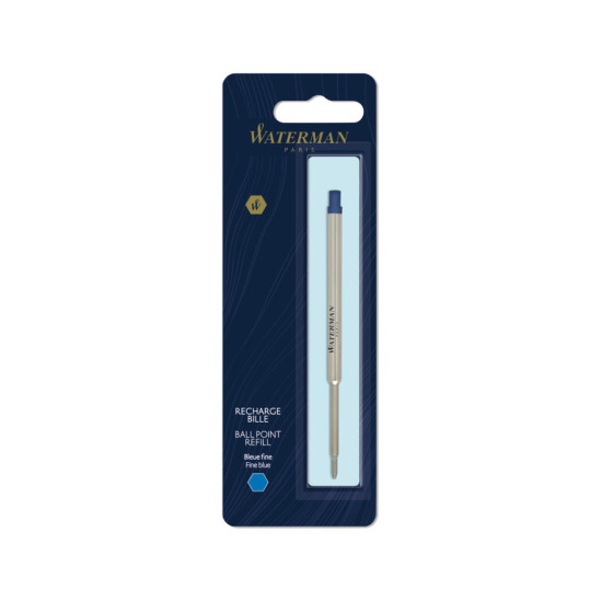 Waterman Refill Nero Per Penne a Sfera Blue (F)