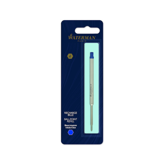 Waterman Refill Nero Per Penne a Sfera Blue (M)