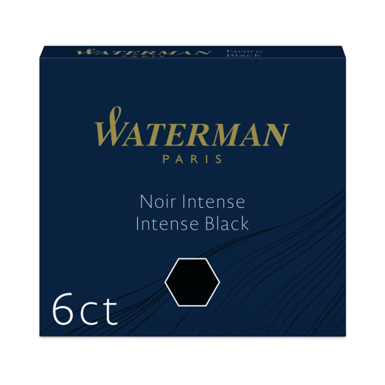 Waterman international Cartucce Nero Inchiostro 6 pcs. Black