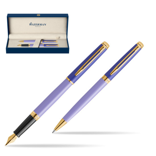 Waterman set Fountain pen + Ballpoint Pen HÉMISPHÈRE COLOR-BLOCK PURPLE