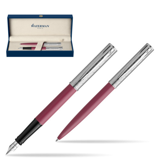 Waterman Fountain Pen + Ballpoint Pen Allure Deluxe Pink