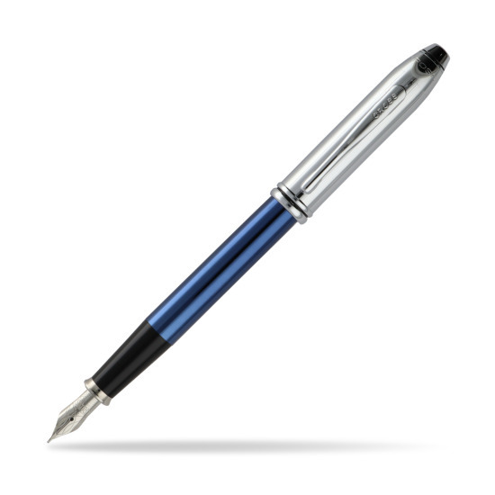 Cross Townsend Chrom Blue Fountain pen