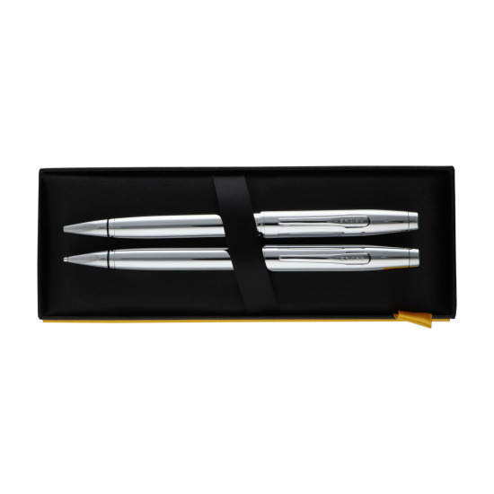 Cross BP+PCL 0.7mm Coventry Polished Chrome Set di penna