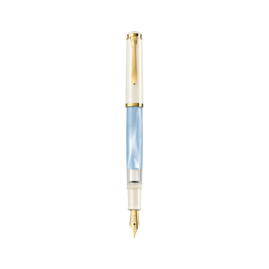 Pelikan M200 Pastel Blu F Penna Stilografica
