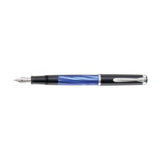 Pelikan M205 F Blau Marmur Füllfederhalter