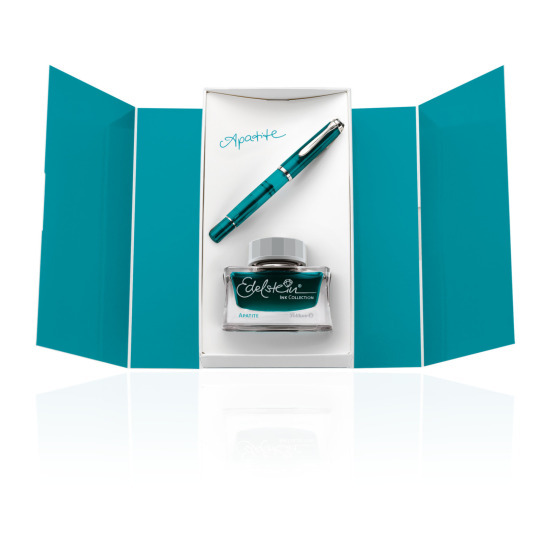 Pelikan M205 Apatite M  Füllfederhalter + Tinte