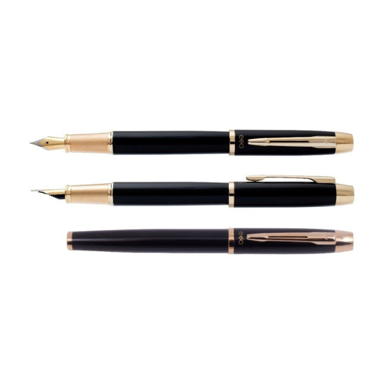 Fountain pen EXO Aries black GT