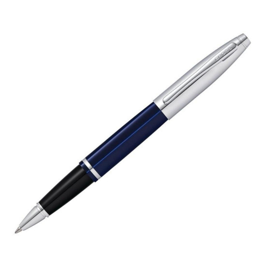 Penna Rollerball Cross Calais Blu Chrom CT