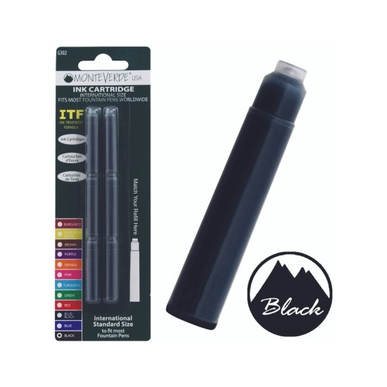 Monteverde Ink Cartridge Black
