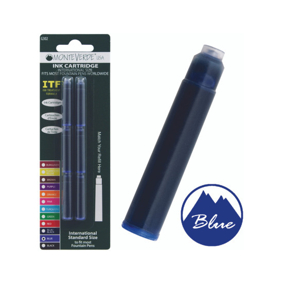 Monteverde Ink Cartridge blue